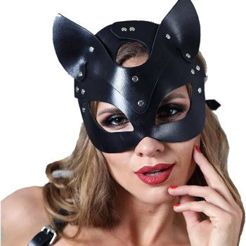 Máscara de Gata - Negro -
