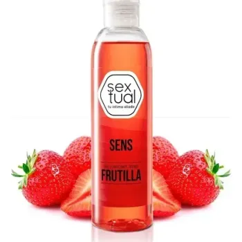 Gel Lubricante Sabor Frutilla Sextual 200 ml.