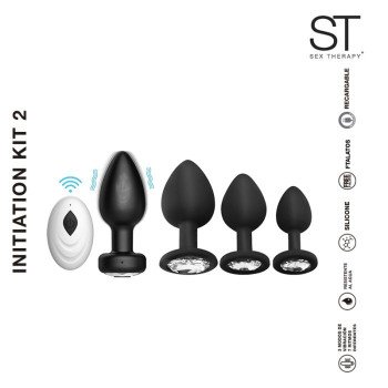 Kit de Joya Anal x4 con control remoto
