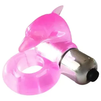 Anillo vibro Delfín + Bala Extraible