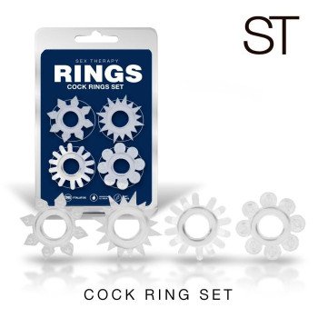 Kit x4 Anillos peneanos Tuerquitas
