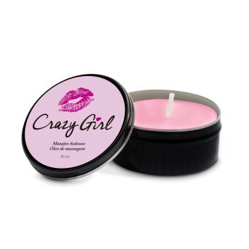 Vela Para Masajes Crazy Girl 30 grs.